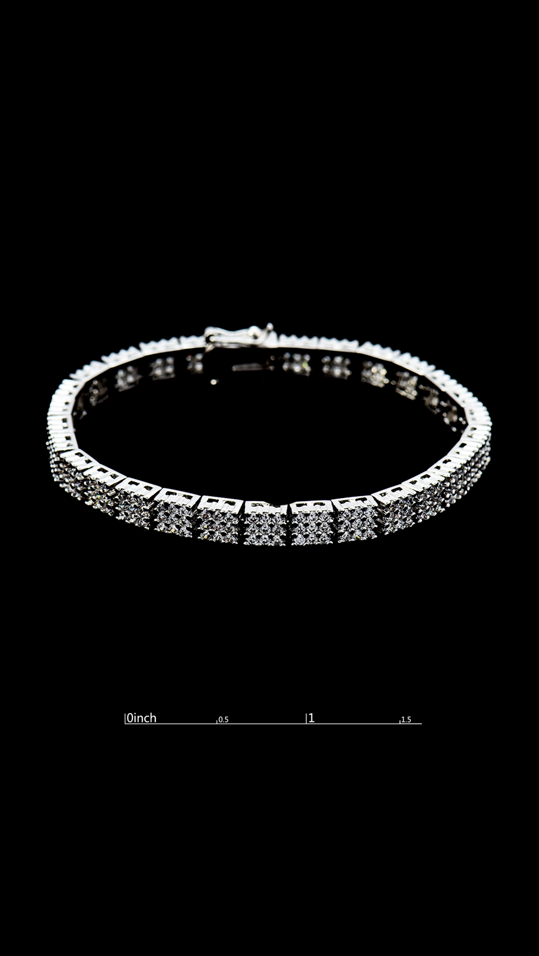Simple And Elegant Transparent Cubic Zirconia Bracelets